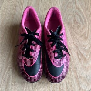 Pink and Black Athletic Shoes